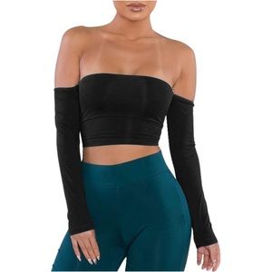 Black Off the shoulder top